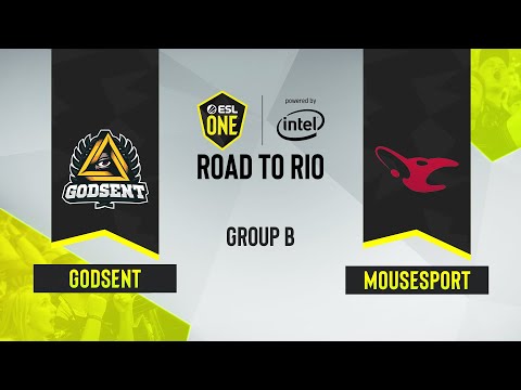 CS:GO - GODSENT vs. mousesports [Overpass] Map 1 - ESL One: Road to Rio - Group B - EU