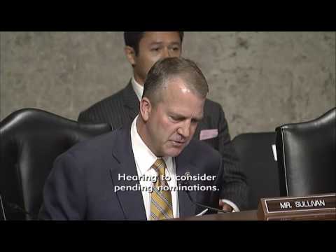Sen%2E%20Dan%20Sullivan%20%28R%2DAK%29%20at%20a%20Senate%20Armed%20Services%20Committee%20Hearing%20%2D%20July%2012%2C%202017