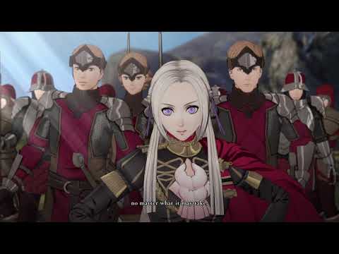 Fire Emblem Three Houses - Battle of the Eagle and Lion: Dimitri, Claude & Edelgard Cutscene (2019)