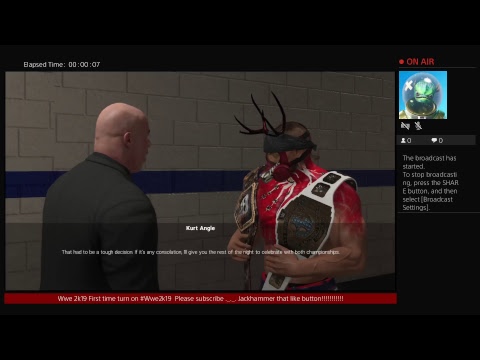 Wwe2k19 JOnNMikey1111 My career pt 12 new dual champion