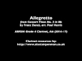 Allegretto from Concert Piece No. 3 in B flat by Danzi, arr. Harris - Saxophone Resources Allegretto from Concert Piece No. 3 in B flat by Danzi, arr. Harris