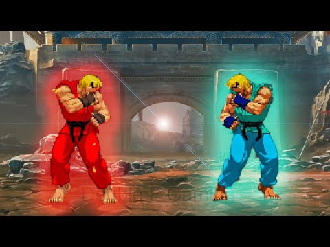 [Street Fighter Mugens] KenBurn VS ShinKen