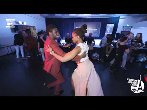 Tamba Salsaché Hissirou & Noémie Blgn - social dancing @ International Salsa Shines Contest Paris