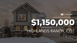 Magnificent Home with Incredible Mountain Views! 10427 Startrail Court, Highlands Ranch, Colorado