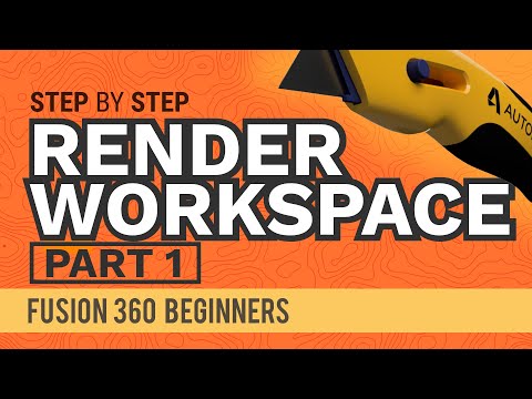 How to use the Fusion 360 Render Workspace (Part 1) - Learn Autodesk Fusion 360 in 30 Days: Day #28