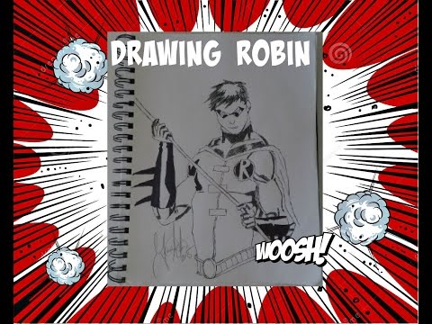 Speed Drawing: Robin