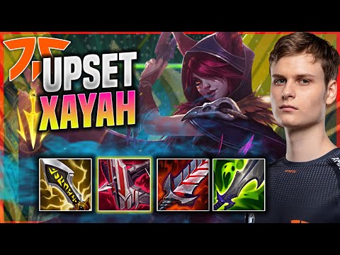 UPSET DESTROYING WITH XAYAH! - FNC Upset Plays Xayah ADC vs Ezreal! | Patch 11.16