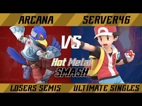 Hot Metal Smash #7 Losers Semis - Arcana (Falco) vs. Server46 (PKMN Trainer) - SSBU