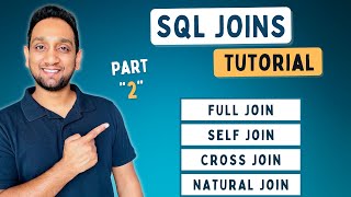 SQL JOINS Tutorial for beginners | Practice SQL Queries using JOINS - Part 2
