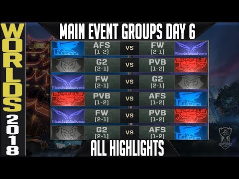Worlds 2018 Day 6 Highlights ALL GAMES Main Event
