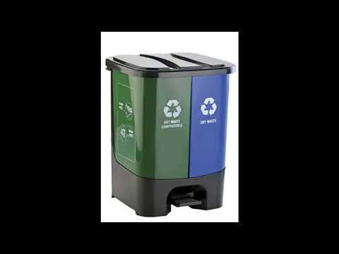 Plastic Twin Dustbins Wet and Dry Type