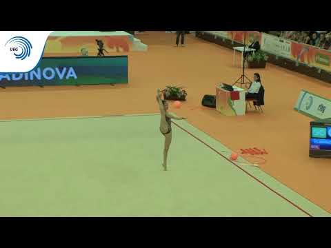 Neviana VLADINOVA (BUL) - 2018 Rhythmic Europeans, all around final ball