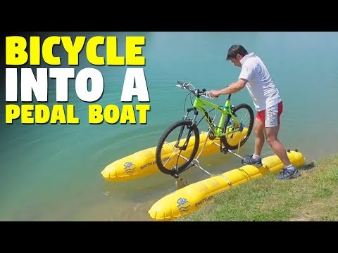 Turn Your Bicycle Into a Pedal Boat