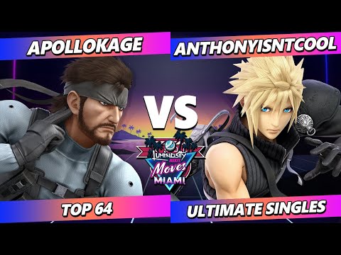 LMMM 2025 - ApolloKage (Snake) Vs. AnthonyIsntCool (Cloud) Smash Ultimate - SSBU