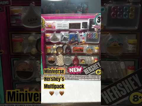 UNBOX MGA Miniverse Hershey Mini Food Multipack 🤎 #miniverse #unboxing #miniatures #shorts
