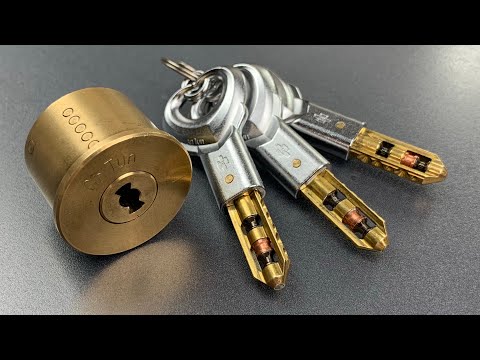 890】クレイジーキー!"Tun Rim Cylinder Picked ([890] Crazy Key! “An Tun” Rim Cylinder Picked)
