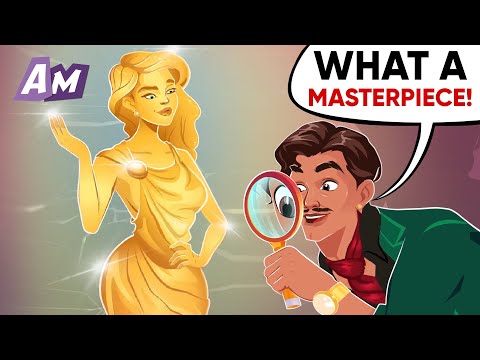 Gold digger covered herself in gold to deceive a millionaire