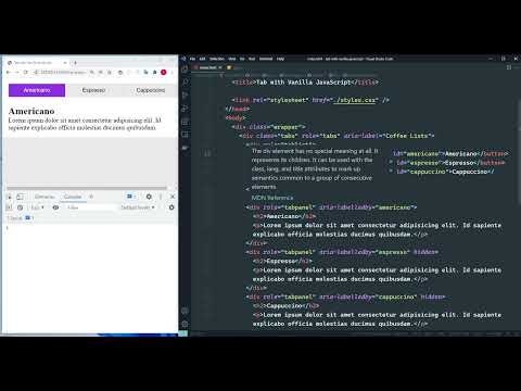 Tab with Vanilla JavaScript | JavaScript only Part 2