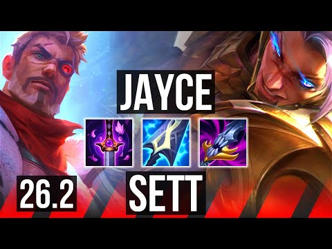 JAYCE vs SETT (TOP) | Perfect KDA: 10/0/3 | NA Master | 26.2