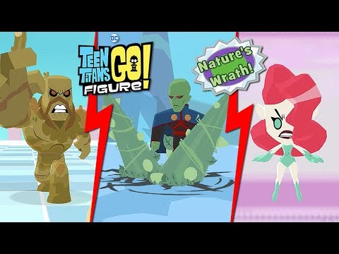 The Nature's Wrath Team In Martian Tournament - Teen Titans GO! Figure Gameplay