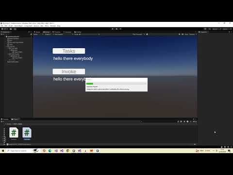 Unity C# - Task vs Invoke 1 : async/await