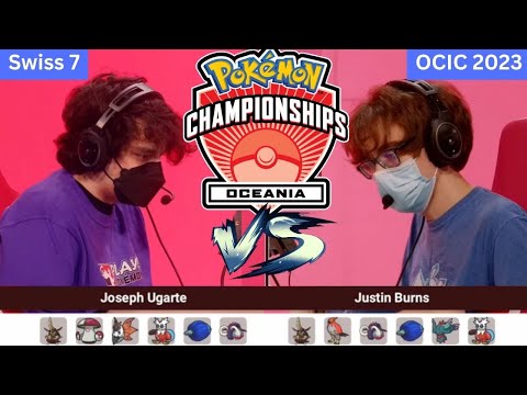 Pokémon VGC OCIC Joseph Ugarte vs Justin Burns VG Day 1 2023 Oceania International Championships