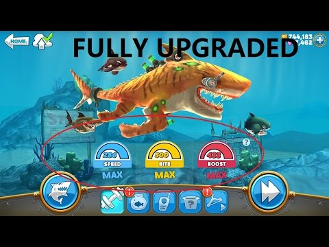 Hungry Shark World | Atomic Shark | Fully Upgraded MAXED