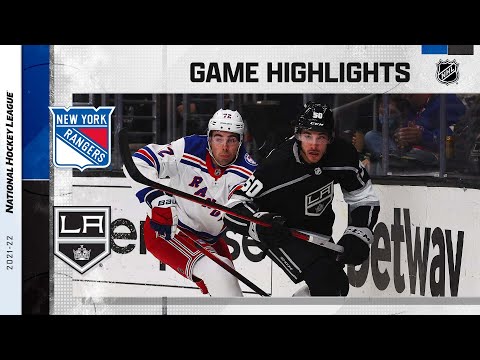 Rangers @ Kings 1/10/22 | NHL Highlights