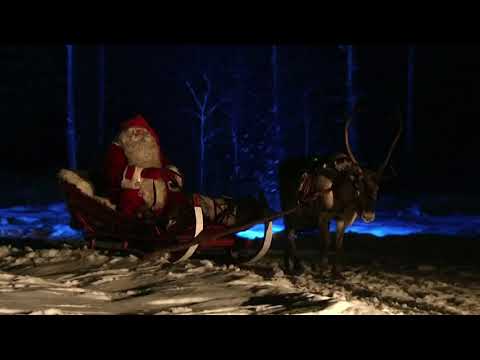 Santa departs on his annual Christmas journey