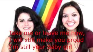Take me or leave me by Bria and Chrissy lyrics (coming out song)