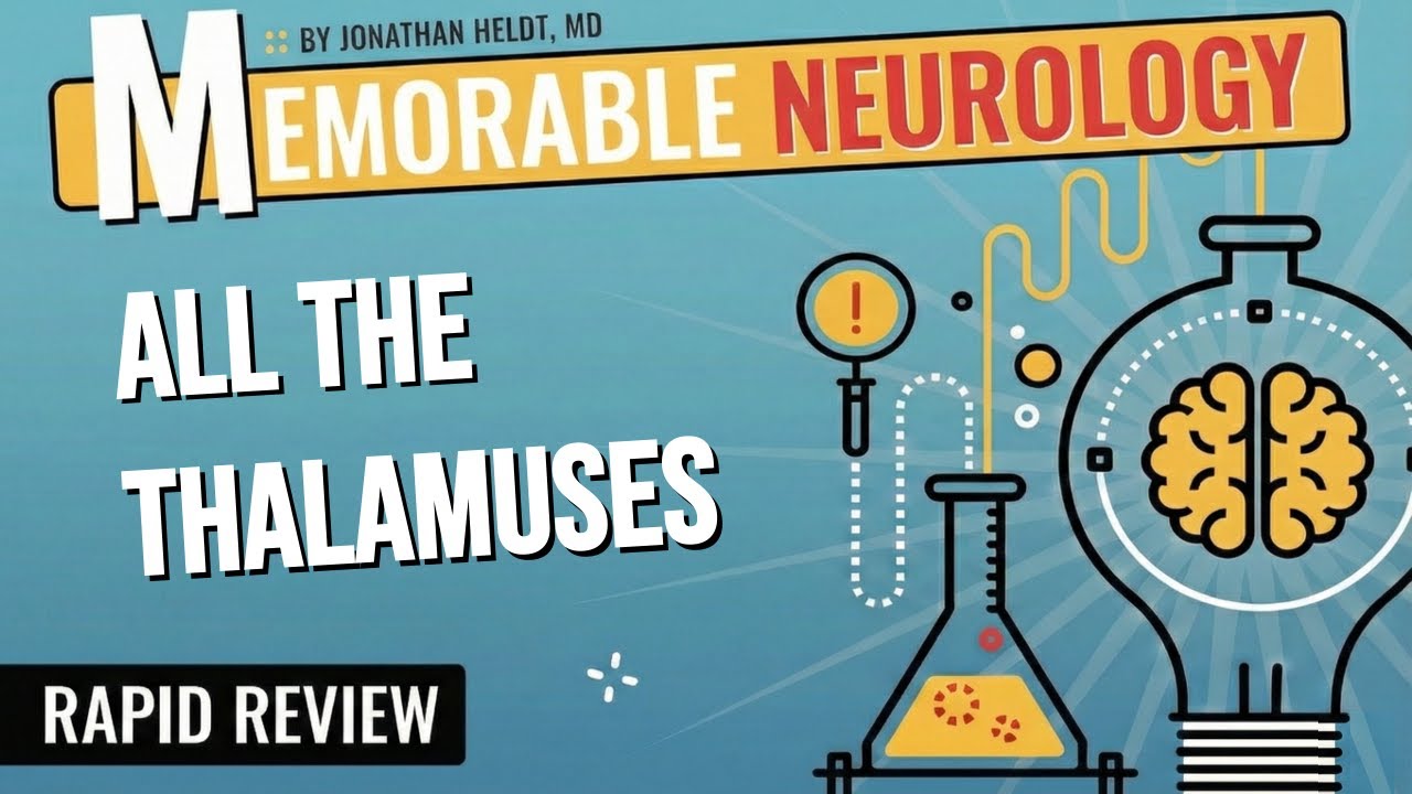 Thalamus, Hypothalamus, and Epithalamus Mnemonics (Memorable Neurology Lecture 3) - YouTube