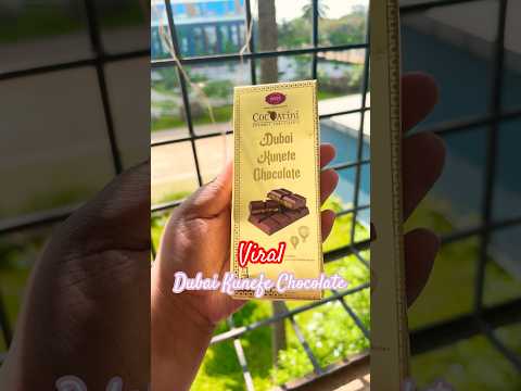 Viral Dubal Kunefe Chocolate Bar! #dubai #trending #viralvideo #kunafa #dubaichocolate #shorts