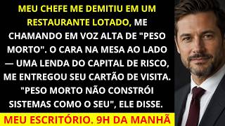 ME DEMITIRAM NA FRENTE DOS CLIENTES… NÃO SABIAM QUE UM BILIONÁRIO ESTAVA PRESTES A ME CONTRATAR!