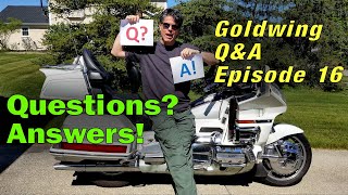 Goldwing Q&A Episode 16: Hesitation, Starting in Gear, Electrically Dead, Cracking Coils