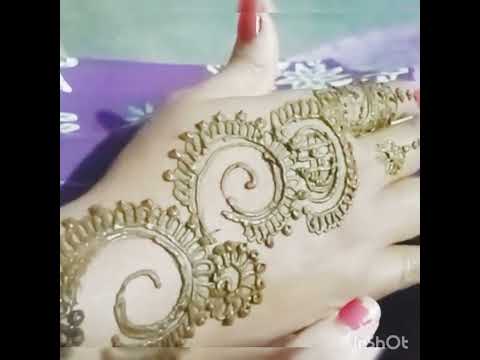 back side hand mehendi designs,in very simple way......what should you more know plz give in comment