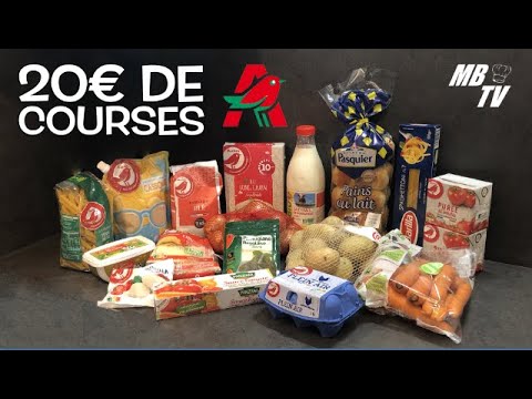 Mon Panier de Courses pour 20 Euros 💶 chez Auchan