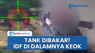 Hizbullah Membakar Tank Merkava Israel Tanpa Hambatan hingga Meledak, Helikopter Angkut Korban Luka