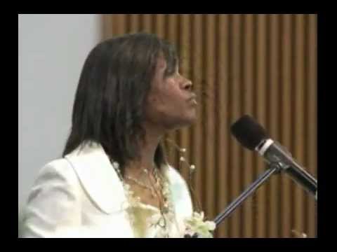 Debbie Winans Lowe at David "Pop" Winans Homegoing