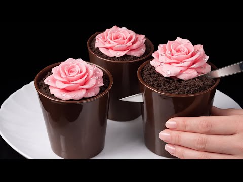 So simple & so beautiful! The perfect homemade dessert without an oven in 15 minutes!