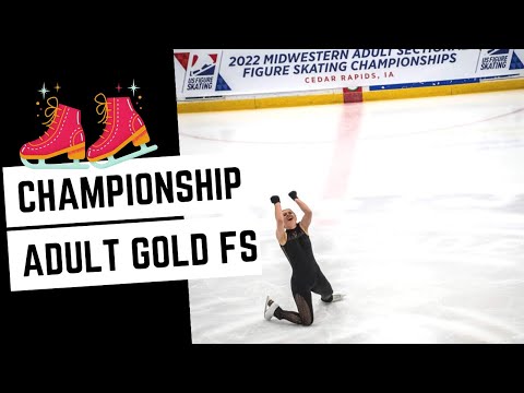 Midwestern Adult Figure Skating Sectionals 2022 | Adult Gold Free Skate | Marija Triukaite