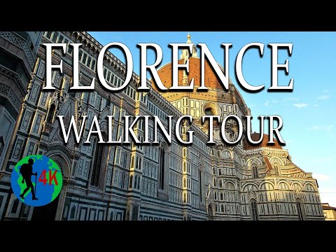 Florence, Italy Walking Tour, best city in the world! Cradle of the Renaissance [4K Ultra HD/60fps]