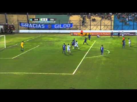 Remate de Requena. Banfield 0 - Sol de América 0. Copa Argentina 2015. FPT.
