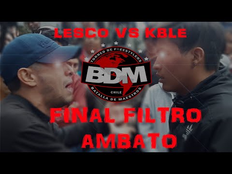 LESCO vs MC KABLE - FINAL - BDM clasificatoria Ambato