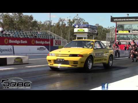 NITTO II WORLD RECORD ON RADIALS - 7.93 @ 175 MPH ON FIRST FULL PASS!! - PRIVATE TEST DAY 29/08/2014
