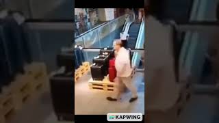 Man drops his Shit Another man slips on it #shorts