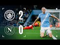 HIGHLIGHTS Man City 2 0 Napoli Record Breaking Haaland And Doku Fire City To Victory Over Napoli