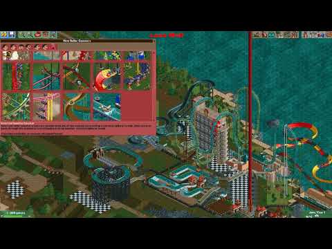 Roller Coaster Tycoon 2 #3: Beginner Park Scenario Roaring Twenties Prison Island