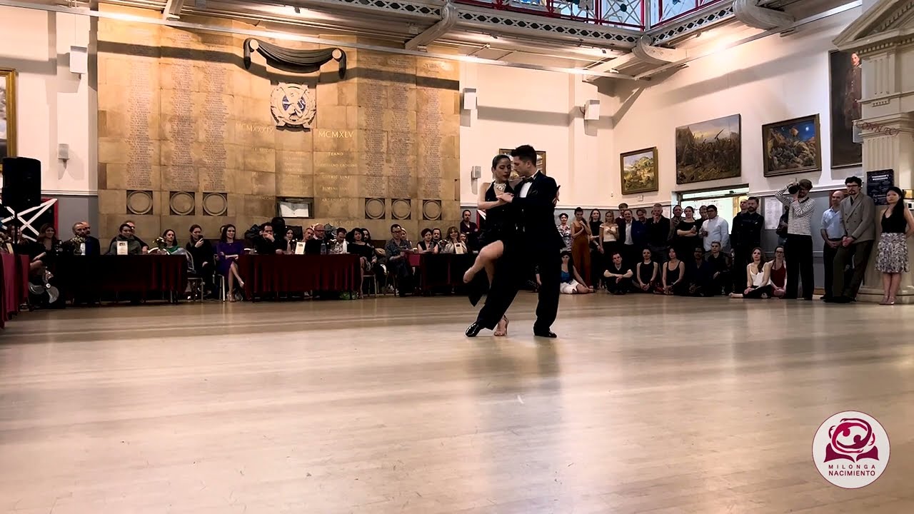 Vaggelis Hatzopoulos & Marianna Koutandou - 1/4 - Ensuenos (Nuevo Quint. Real) | Milonga Nacimiento