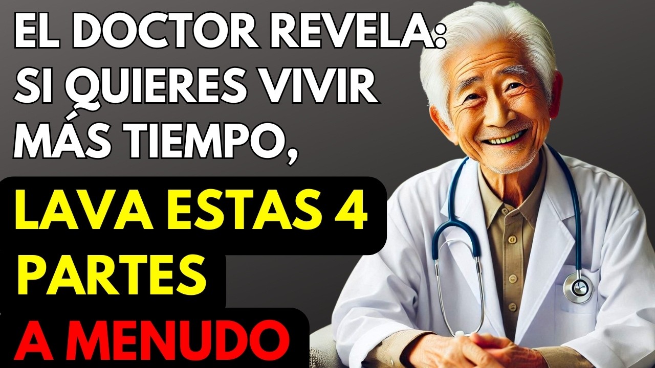 DEBES LAVAR estas PARTES de tu CUERPO REGULARMENTE ➡️ SI DESEAS VIVIR MÁS TIEMPO