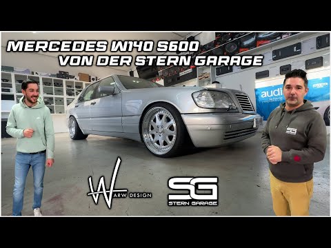 Stern Garage vertraut auf uns: Mercedes W140 S600 mit ultimativem Hifi-System